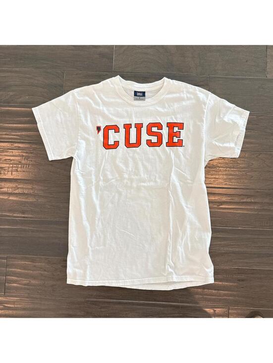 Other - SYRACSUE:   White "CUSE" cotton t-shirt #CUSE #acc #likenew